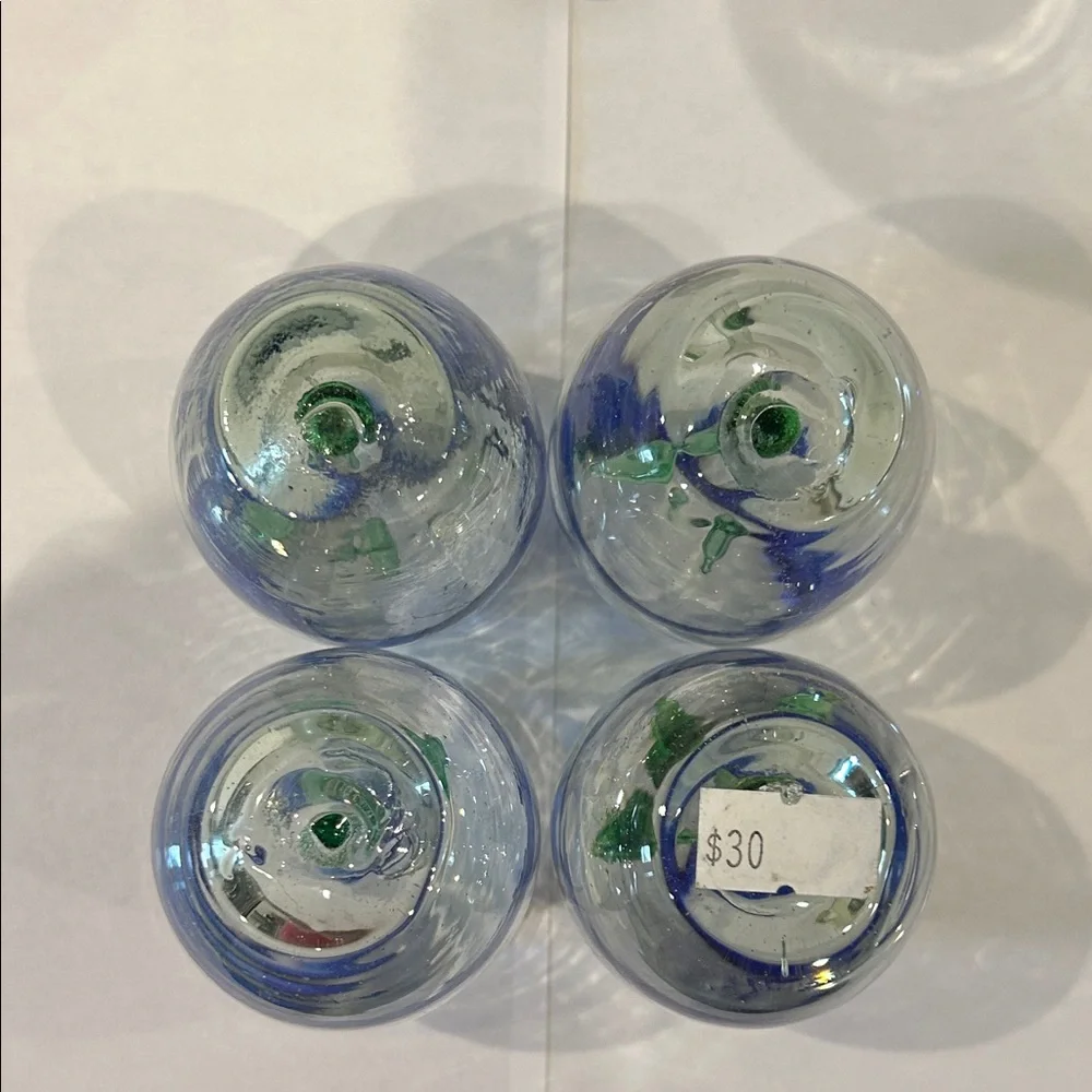 Agave Hand-Blown Glass Decanter and 6 Shot Glasses - Picture 12 of 16